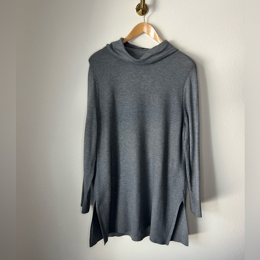 Gray Tunic Length Sweater size XXL